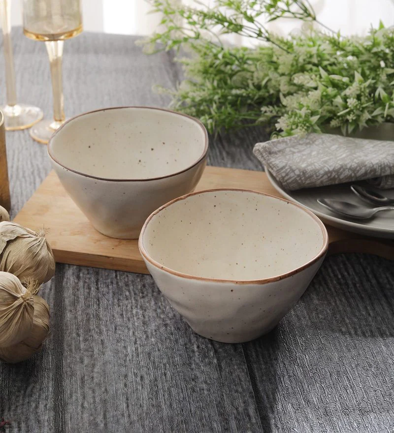 775 ML Ceramic Serving Bowls Set of 2