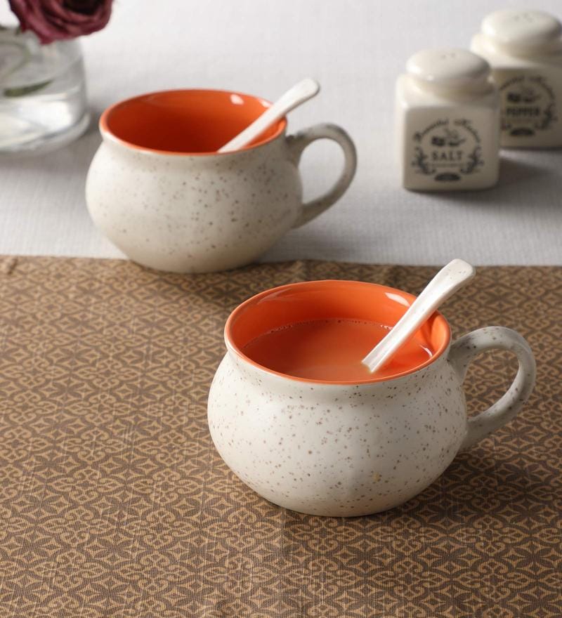 450 ML Ceramic Soup Bowls Set of 2