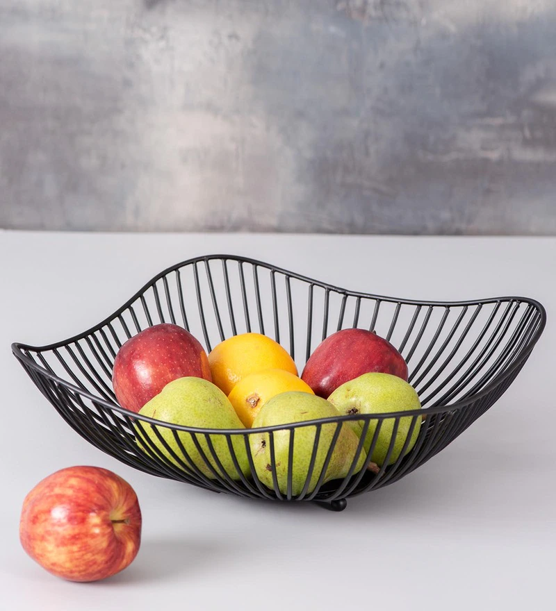 Blair HandCrafted Iron Serving Fruit Basket
