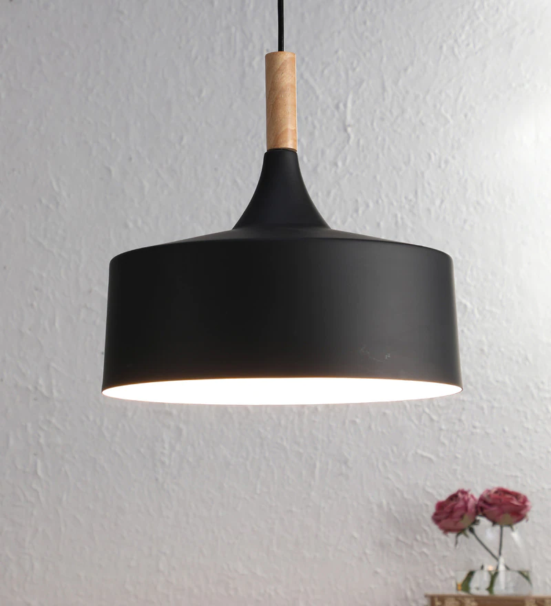 Black Metal Single Hanging Lights