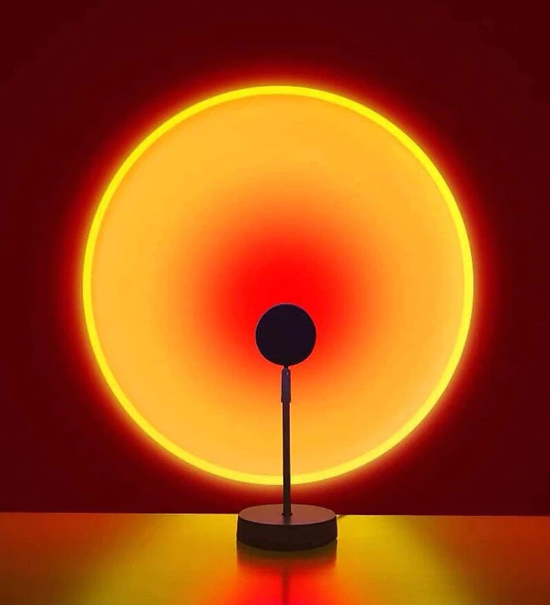 XERGY Sunset Lamp Projection Night Light 16 Colors Changing (With Remote) Lamp