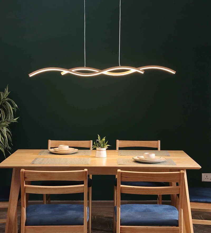 Golden Chalet Pendant Wave Pattern   By Laspia By Lafit